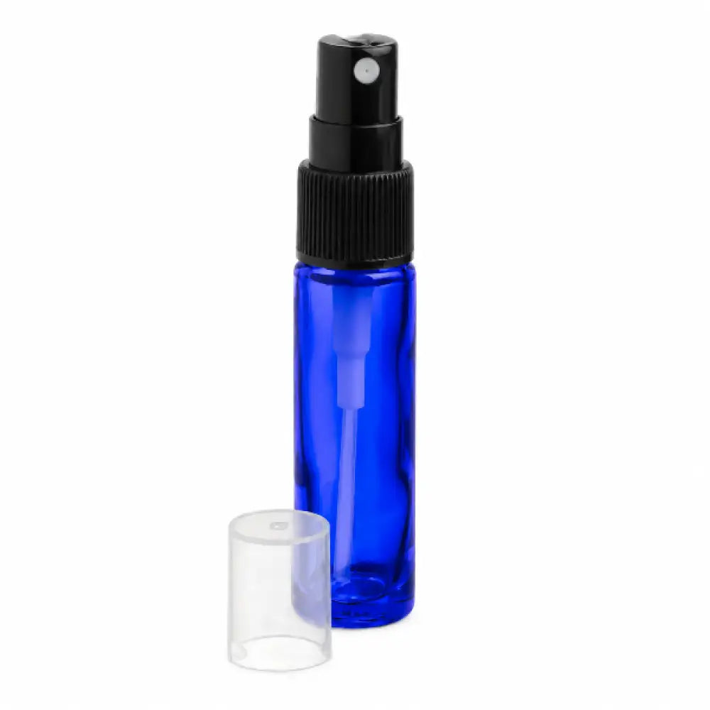 10 ml Blue Glass Vials with Misting Spray Tops (Pack of 6)