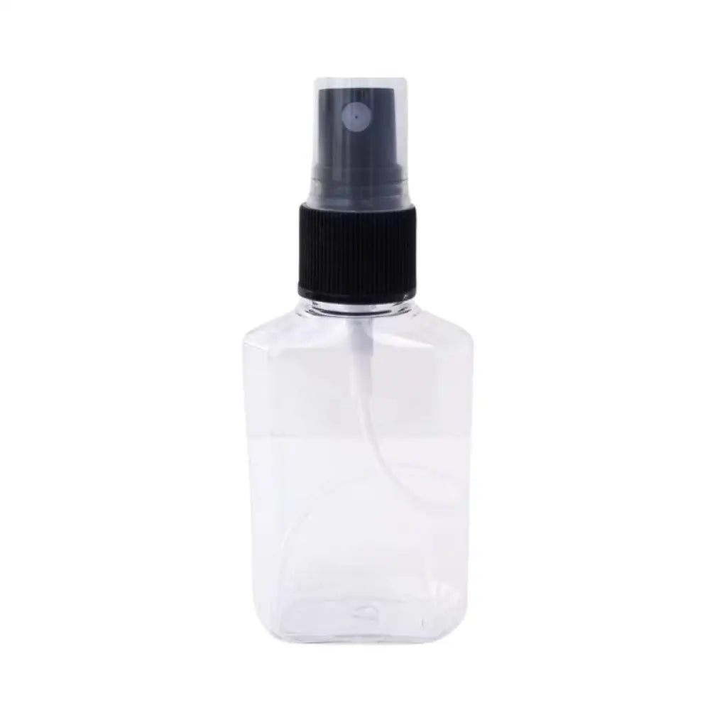 2 Oz. Clear Plastic Bottle With Black Misting Sprayer