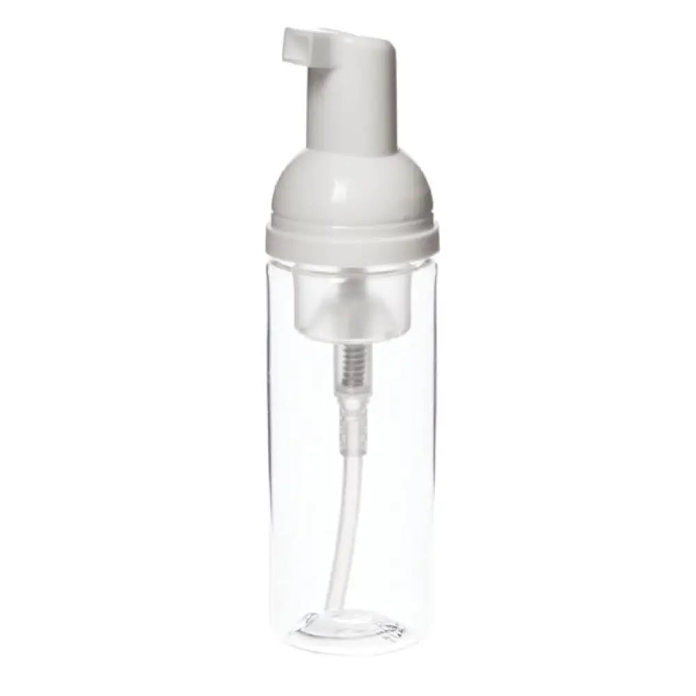50 ml Clear Handheld Foamer Bottle with White Fingertip Pump