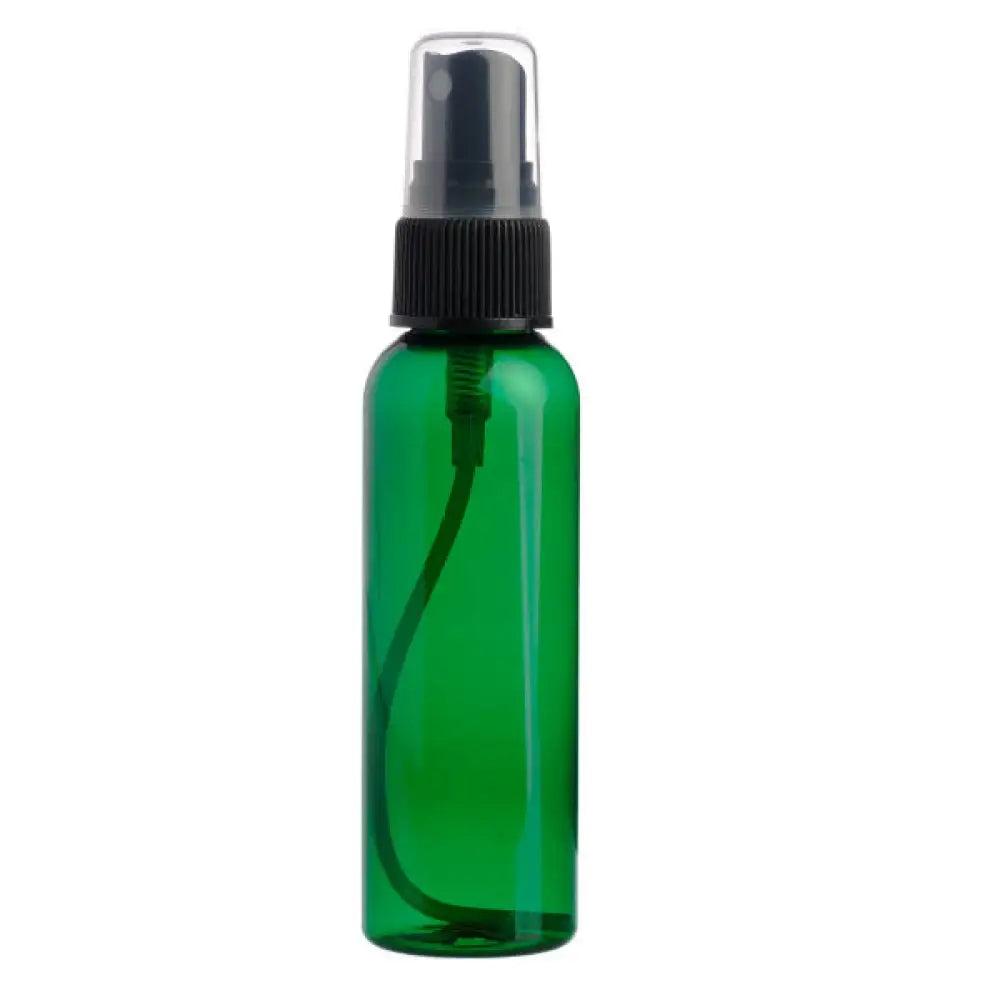 2 Oz. Plastic Bottle With Black Misting Sprayer Green