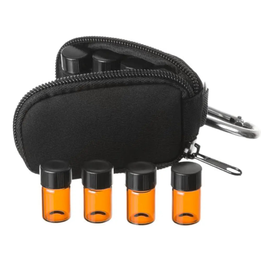 Aroma Ready Key Chain Case With 8 Sample Vials (5/8 Dram)