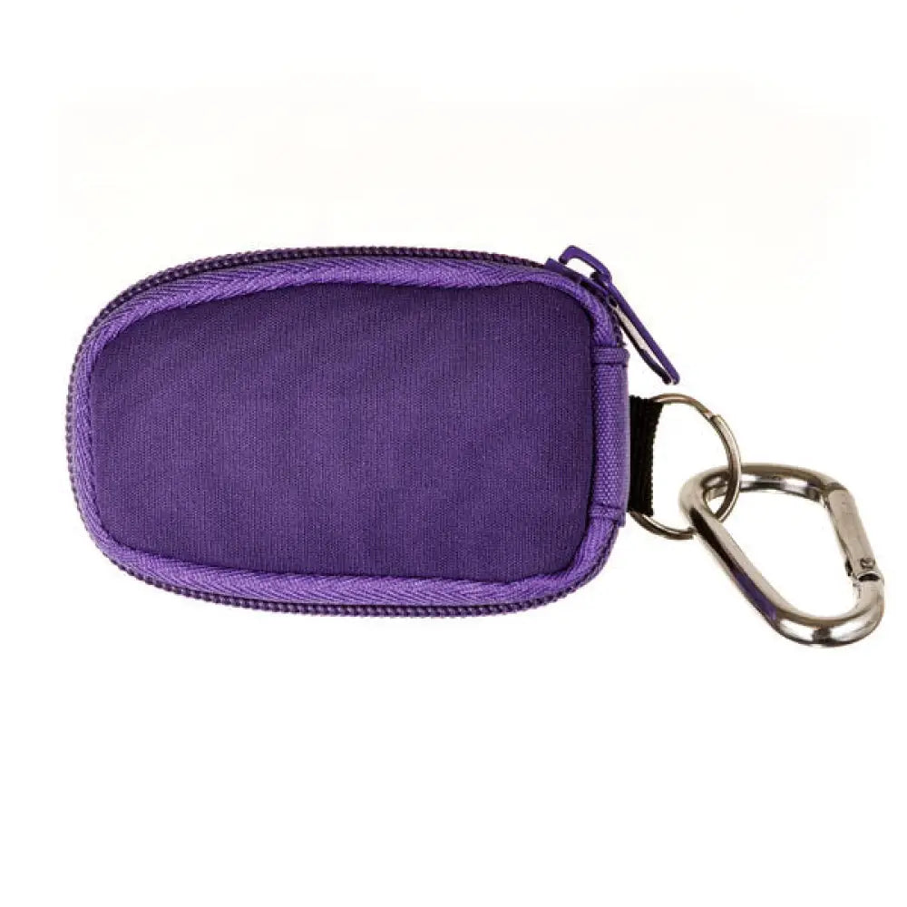 Aroma Ready Key Chain Case With 8 Sample Vials (5/8 Dram) Purple