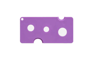 Large Plastic Oil Key For Orifice Reducers And Roll-On Fitments Lavender