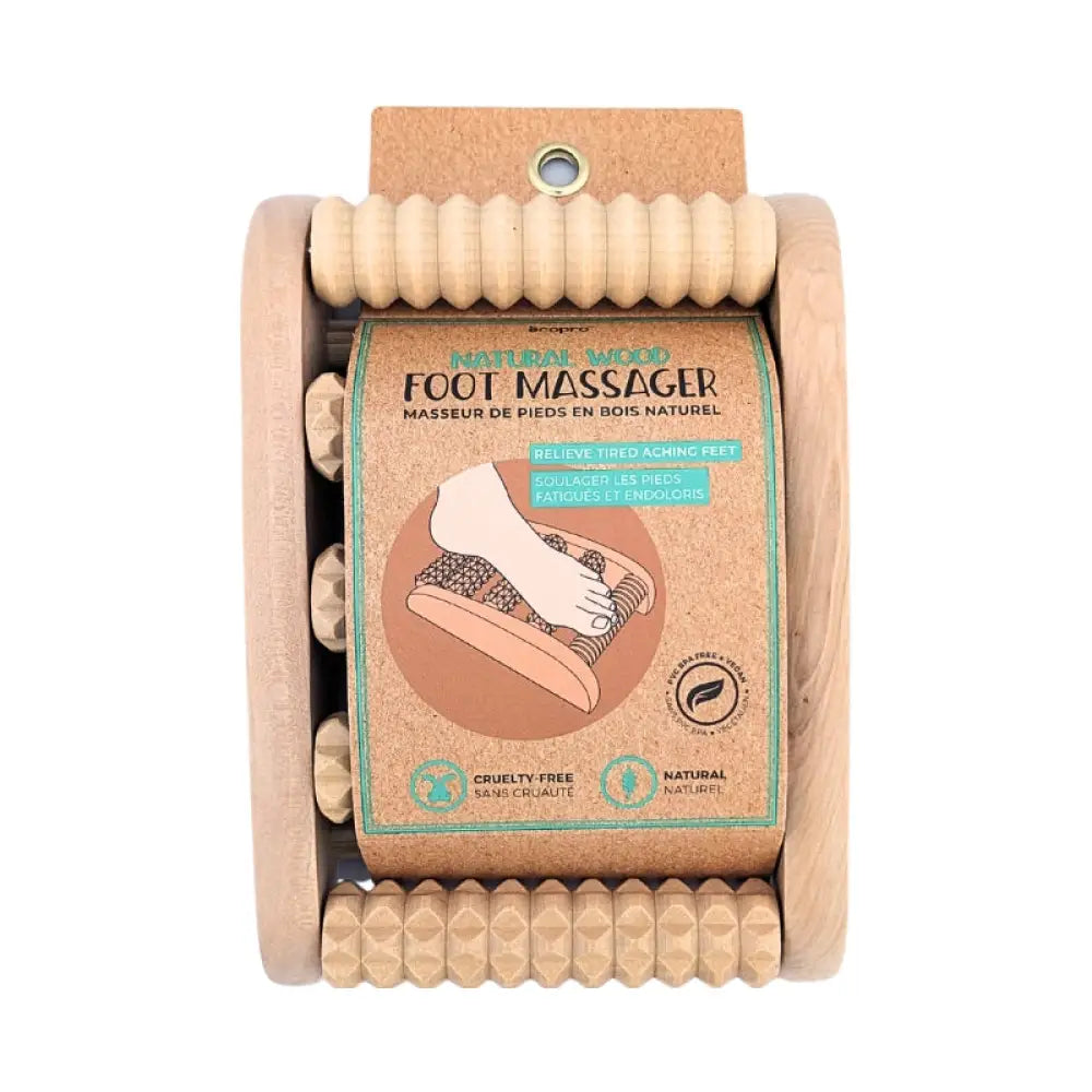 Natural Wood Foot Massager