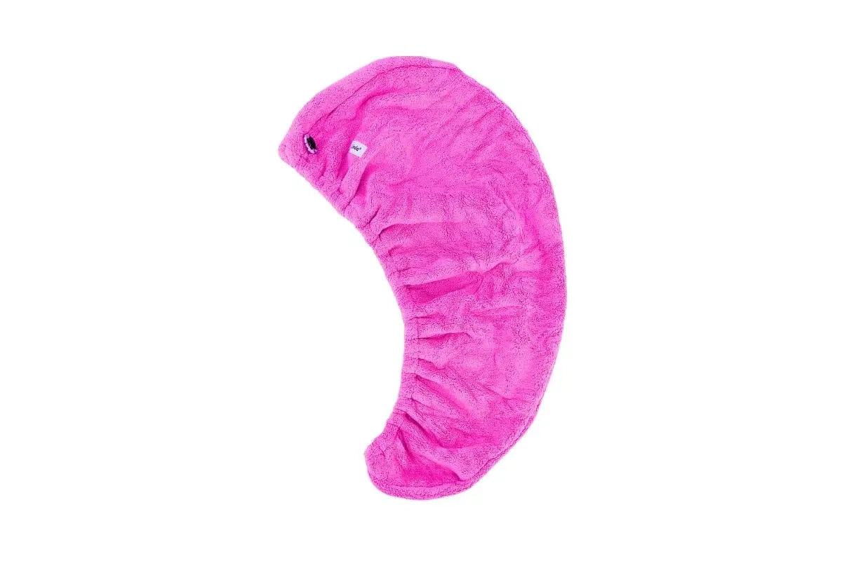 Hair Drying Turban Pink
