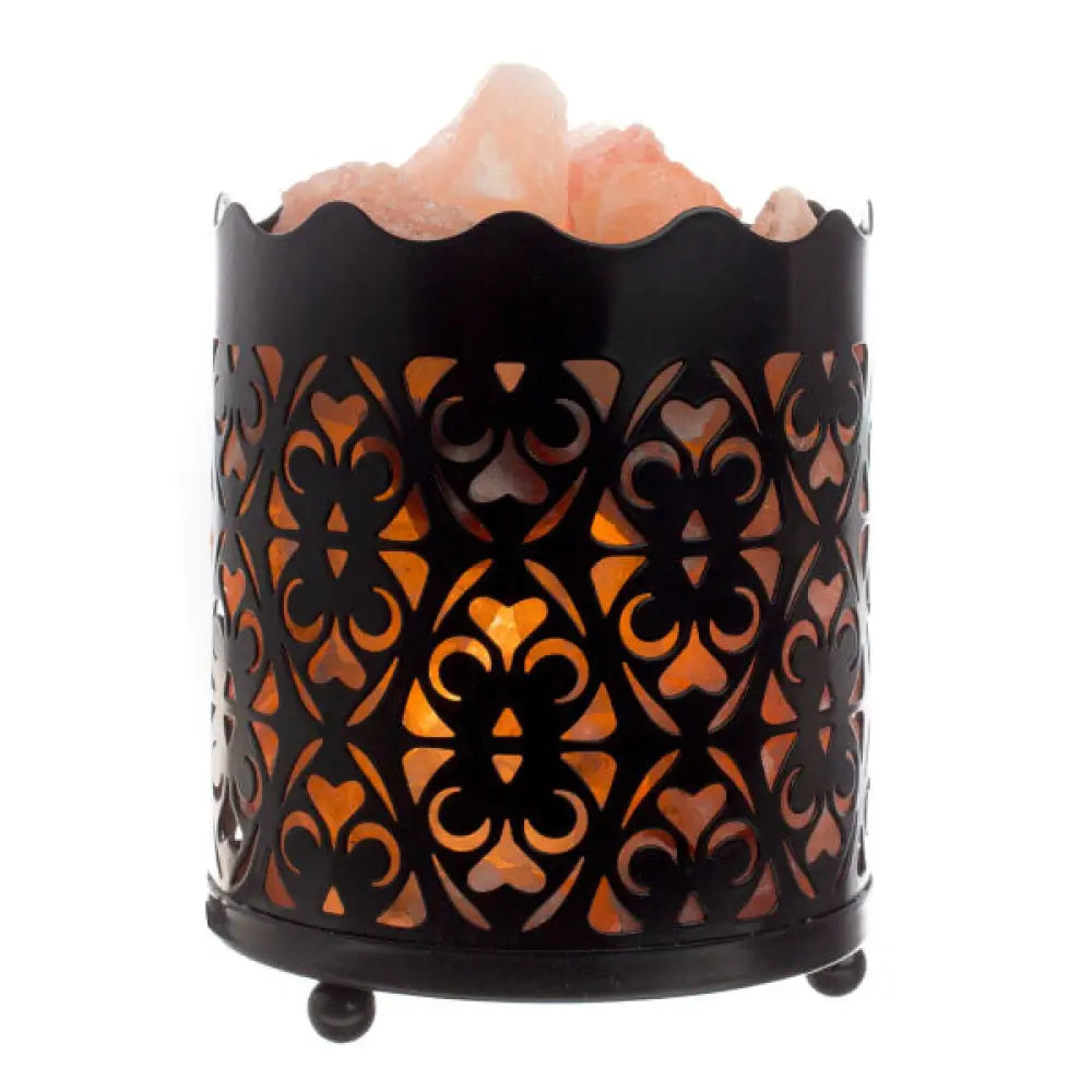 Himalayan Salt Lamp Basket Flanigan - Cut Cylinder
