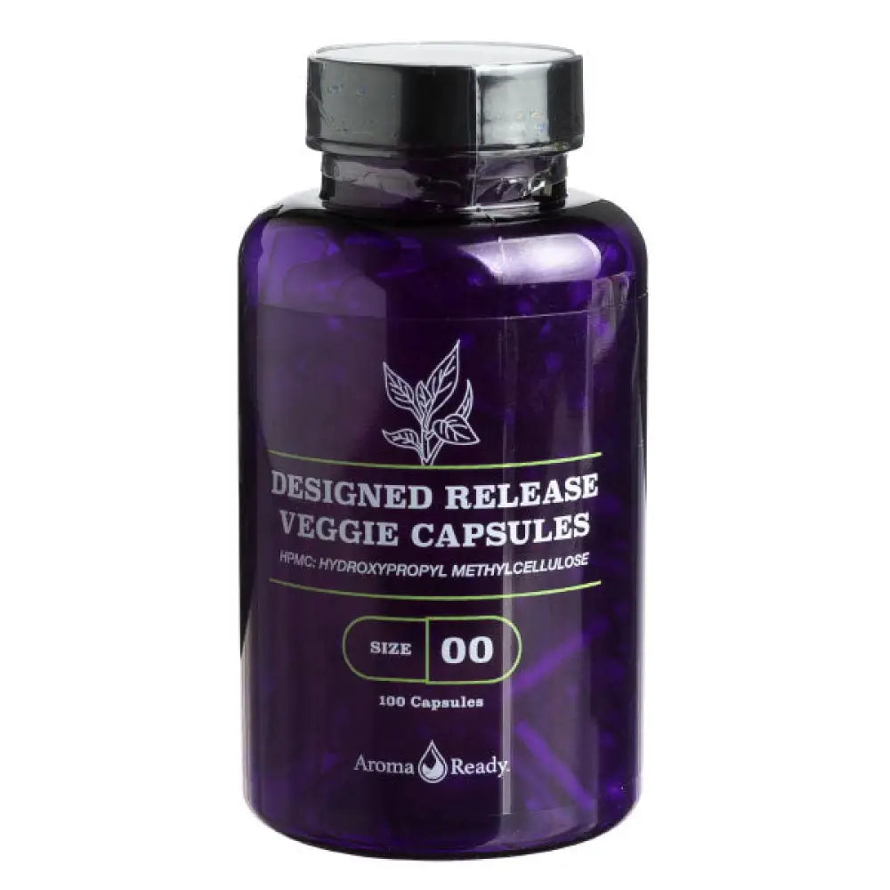Design-Release Large Size-00 Empty Vegetarian Capsules (100 Count)