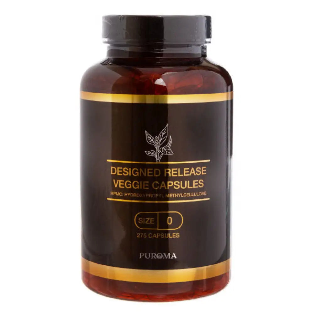 Design-Release, Small, Size-0, Empty Vegetarian Capsules (275 Count)