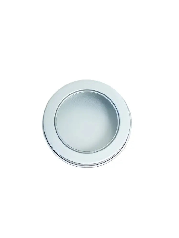 2 oz. Silver Tin Container with Window Lid