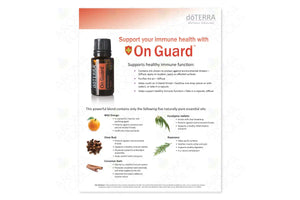 Basic Oil Trio/Support Your Immune Health With On Guard Tear Pad (50 Sheets)