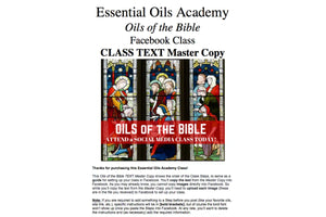 Oils For The Bible Essential Oil Academy Digital Online Class