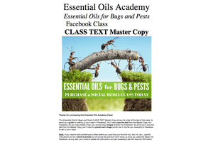 Essential Oils For Bugs And Pests Oil Academy Digital Online Class