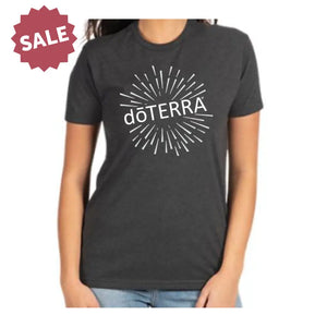 Unisex ’doTERRA®’ Sunburst Short-Sleeve Shirt Charcoal / Small (S)
