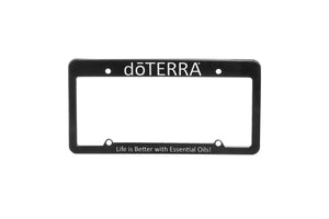 License Plate Covers Life Is Better With Doterra (Black)