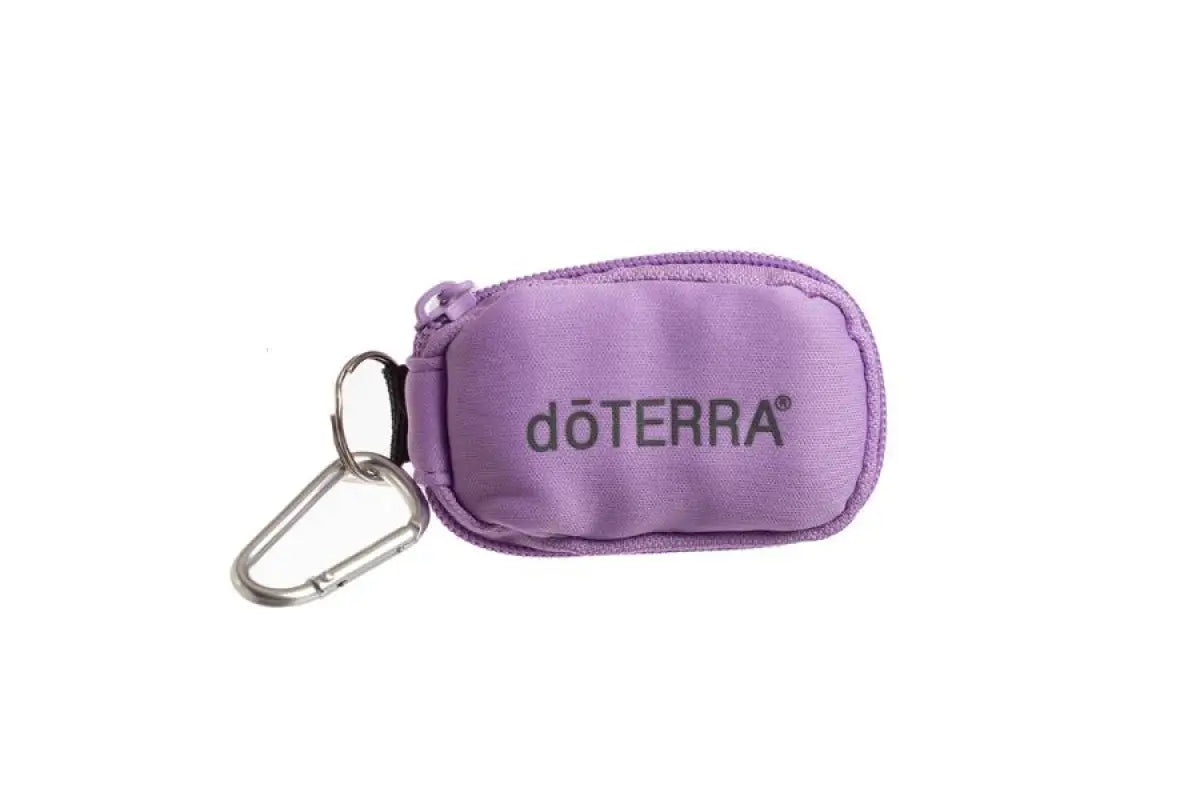 Dterra Branded Key Chain Case (Holds 8 Sample Vials) Black