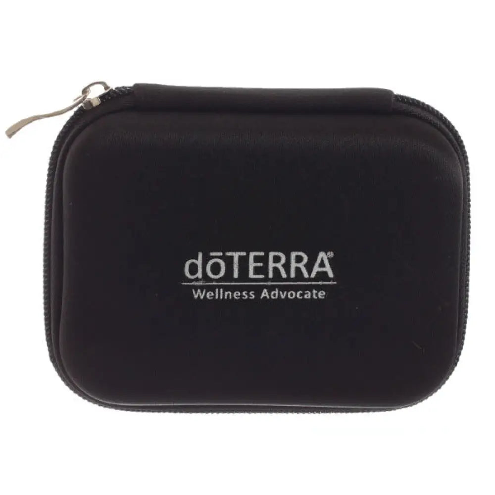 Doterra Branded Compact Hard-Shell Travel Case For Roll-Ons (Holds 10 Vials) Black