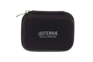 Doterra Branded Compact Hard-Shell Travel Case For Roll-Ons (Holds 10 Vials) Black