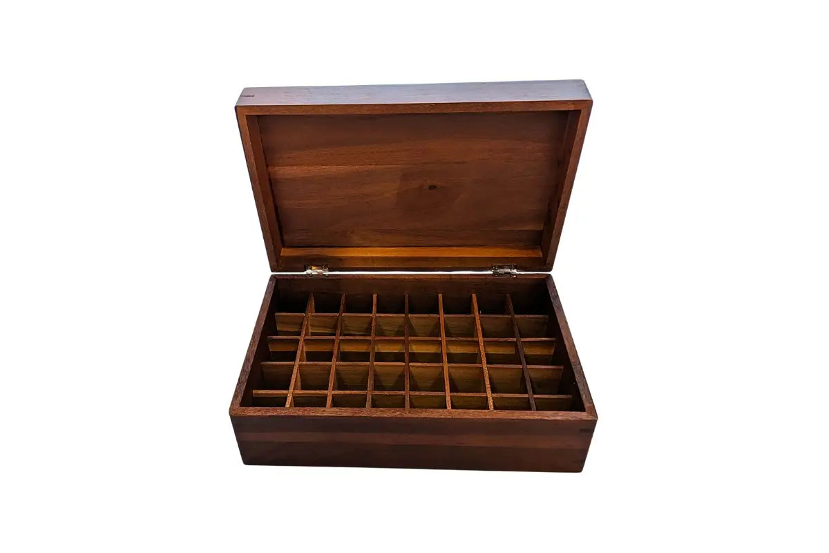 Acacia Wood Doterra Essential Oils Box (Holds 40 Vials) - Clearanced With Minor Scratching And