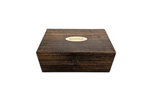 Dōterra Branded Dark Feathergrain Wood Essential Oils Box (Holds 40 Vials)