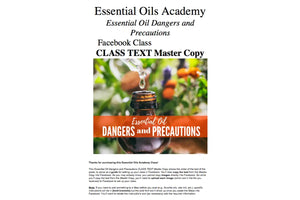 Essential Oil Dangers And Precautions Academy Digital Online Class