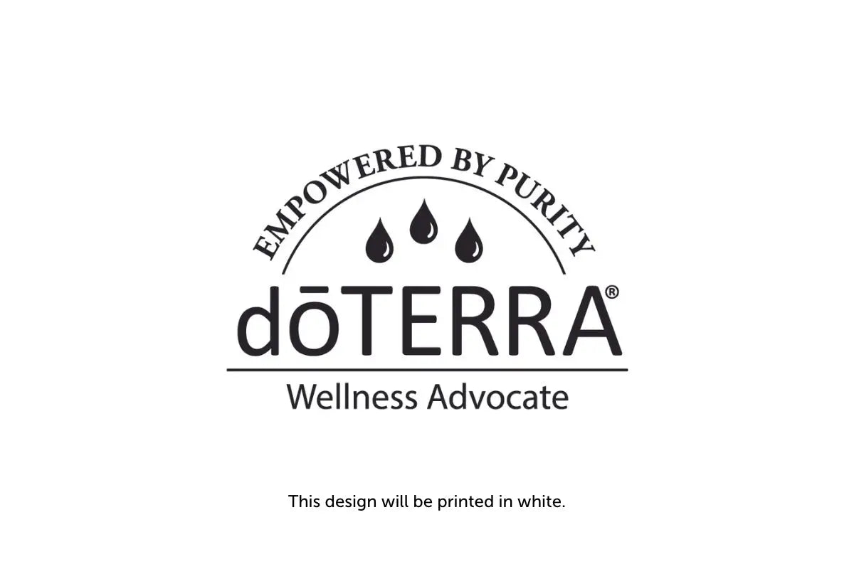 Unisex Doterra®: Empowered By Purity Oil Drops Heavyweight Hoodie Navy Blue / Small (S)