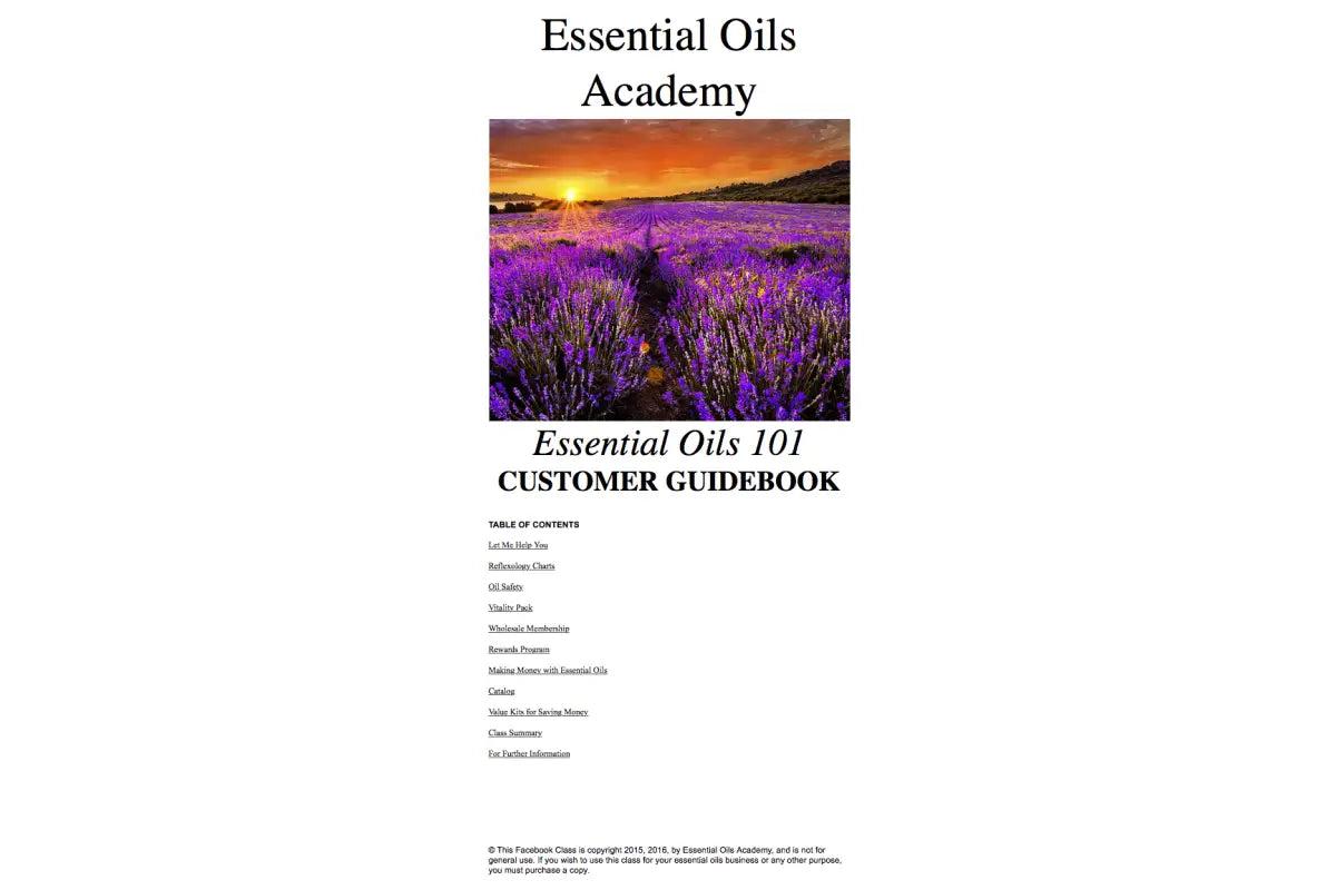 What Are Essential Oils?, Essential Oils 101