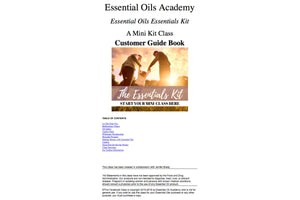 The Essentials Kit Essential Oil Academy Digital Online Class