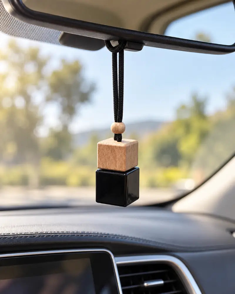 Black Glass Hanging Air Freshener Diffuser Bottle