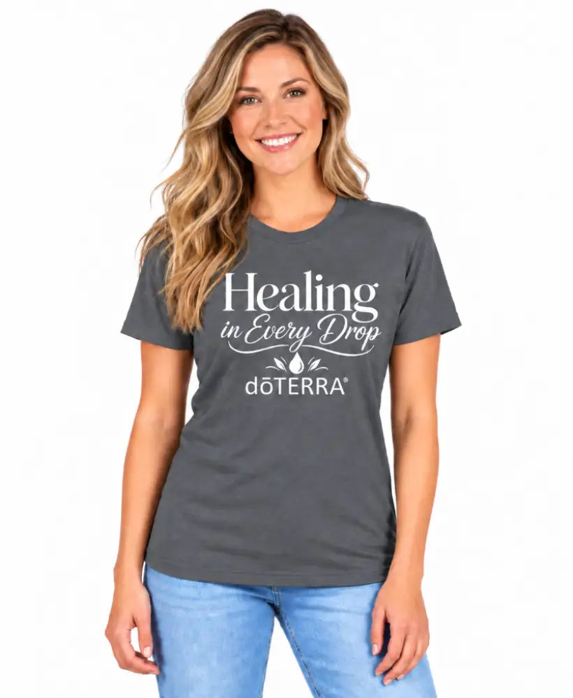 Unisex ’Healing in Every Drop doTERRA®’ Logo Short-Sleeve T-Shirt
