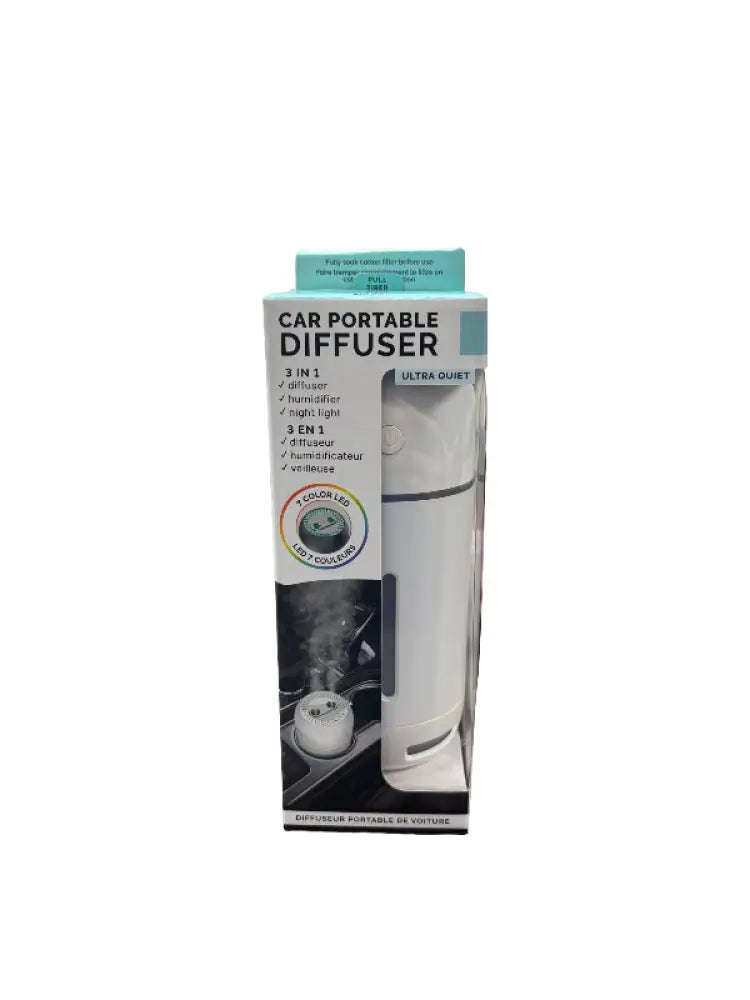 Portable 3-in-1 Car Diffuser Humidifier & Night Light