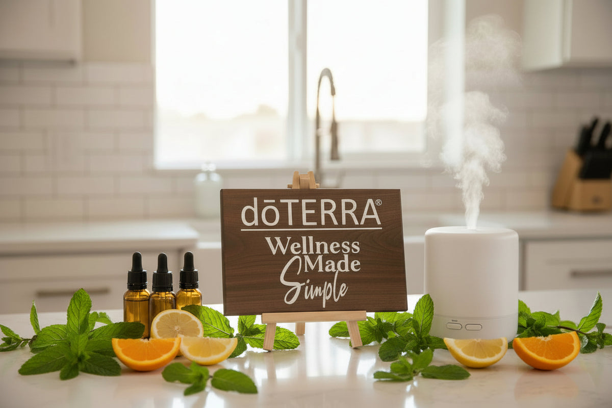 dōTERRA® Wellness Made Simple White Medium Vinyl (6"x4.5")