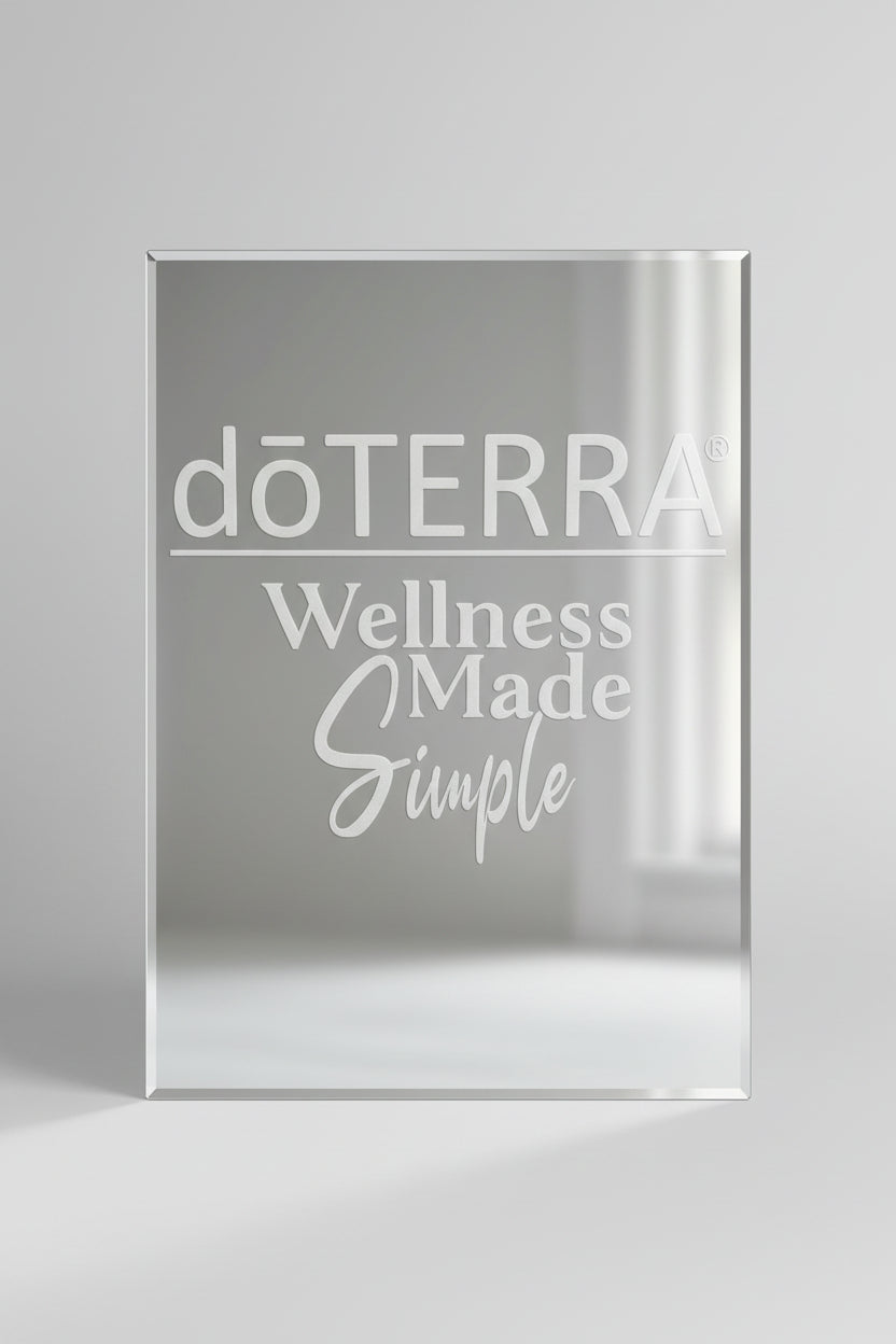 dōTERRA® Wellness Made Simple White Medium Vinyl (6"x4.5")