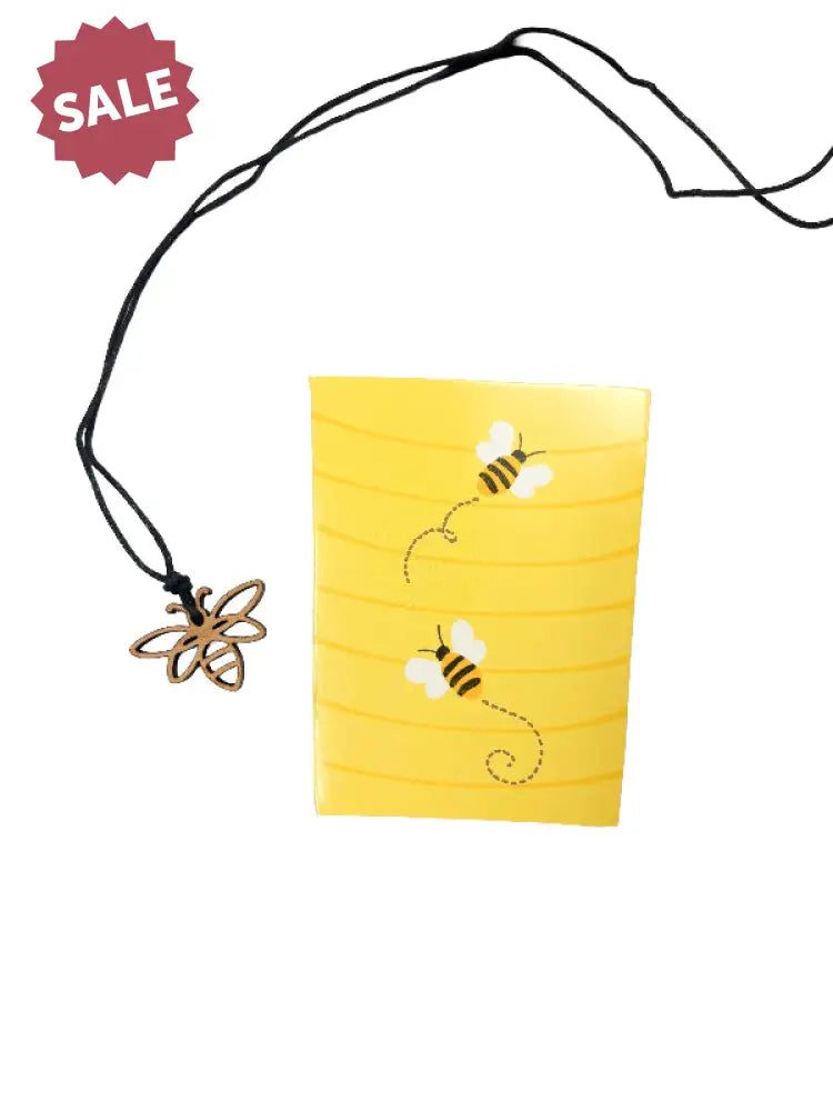 Wooden Diffusing Necklace Bees