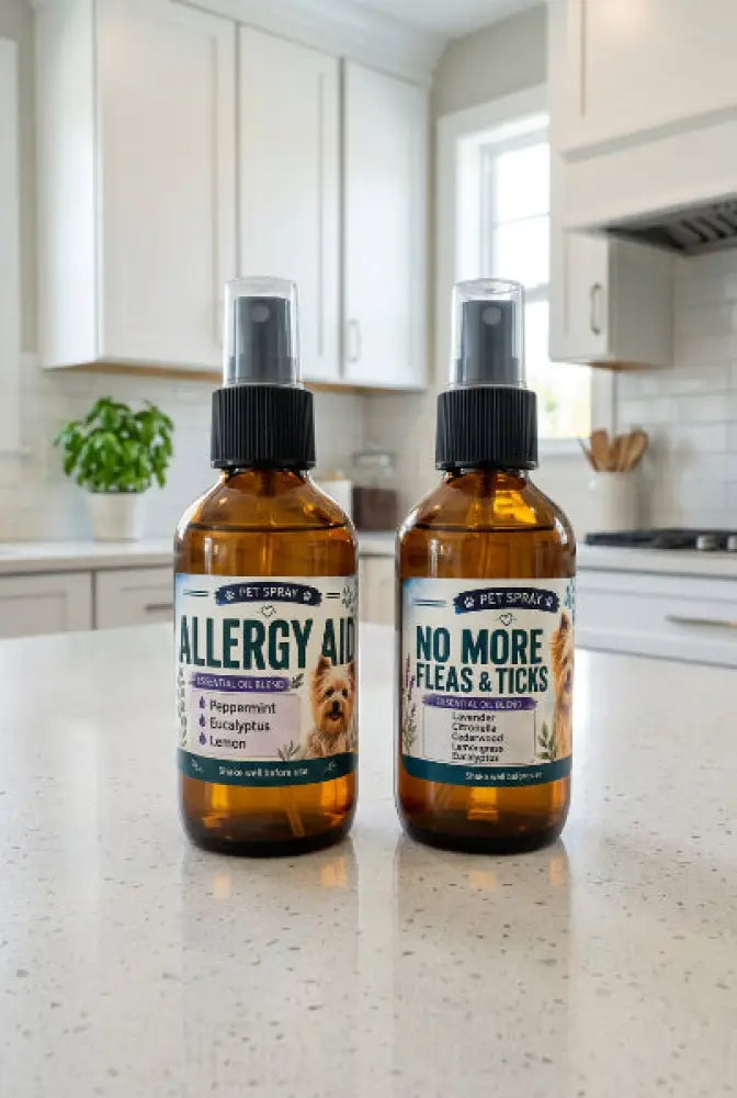DIY Labels for Pet Spray Recipes - Set of 8
