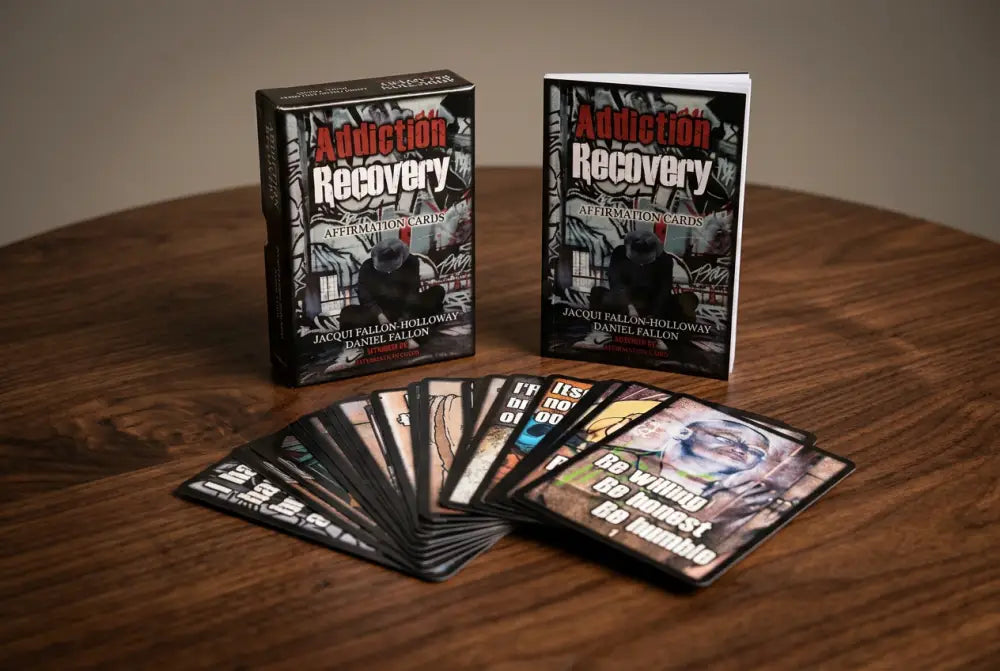 Addiction Recovery Affirmation Card Deck – 48 Cards & Guidebook - Booklet