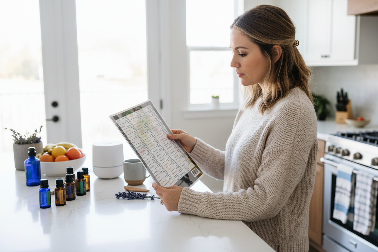 Oil Substitution Chart (8-1/2" x 11")