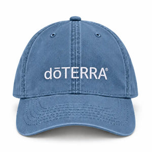 “dōTERRA®” Relaxed Twill Hat - Lake Blue