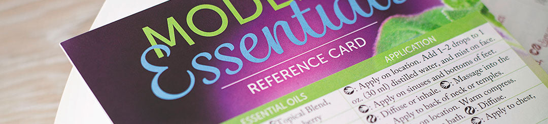 Close up of the Modern Essentials Reference Card, 9th Edition