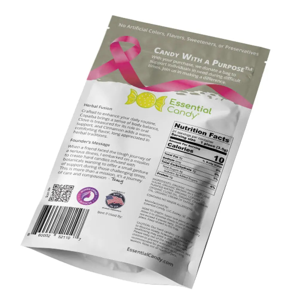 ’Mind Body and Soul Blend’ Hard Candy with Copaiba Cinnamon and Clove