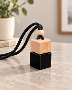 Black Glass Hanging Air Freshener Diffuser Bottle