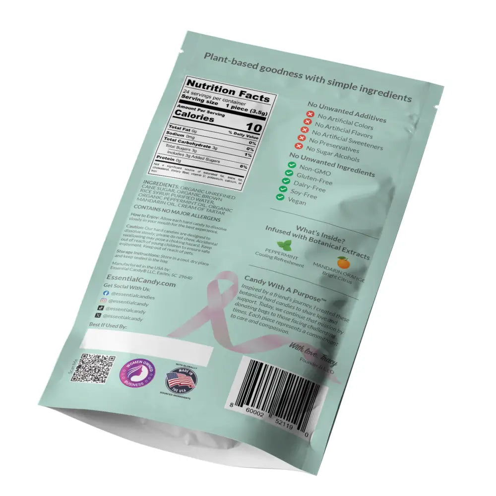 Peppermint Mandarin (New Day) Botanical Lozenges