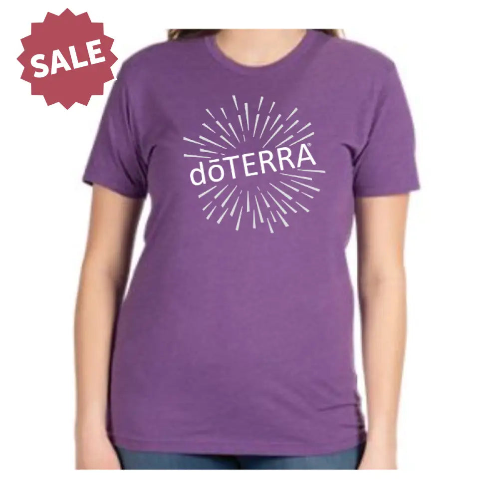 Unisex ’doTERRA®’ Sunburst Short-Sleeve Shirt Purple Rush / Small (S)