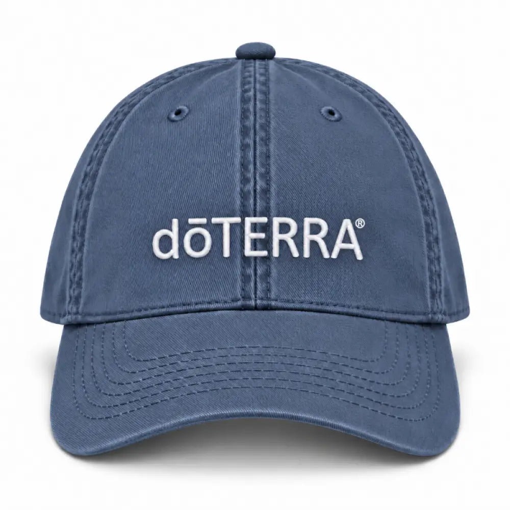“dōTERRA®” Relaxed Twill Hat - Slate Blue