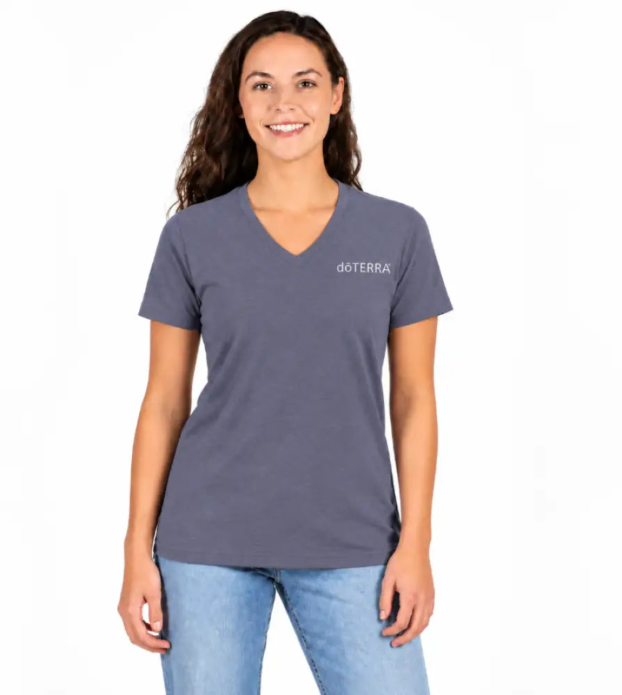 Unisex ’doTERRA®’ Logo Short-Sleeve V- Neck T-Shirt