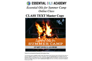 Essential Oils For Summer Camp Oil Academy Digital Online Class
