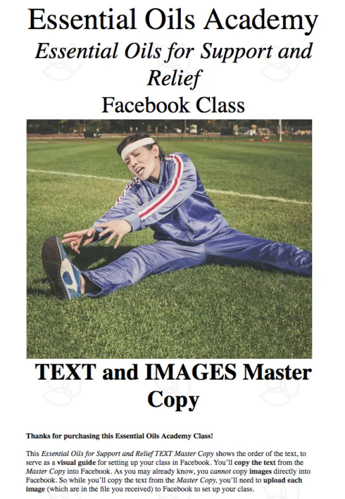 Essential Oils For Support And Relief Oil Academy Digital Online Class