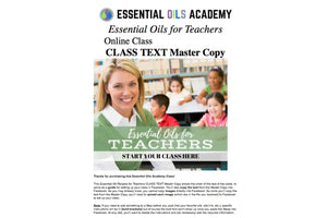 Essential Oils For Teachers Oil Academy Digital Online Class