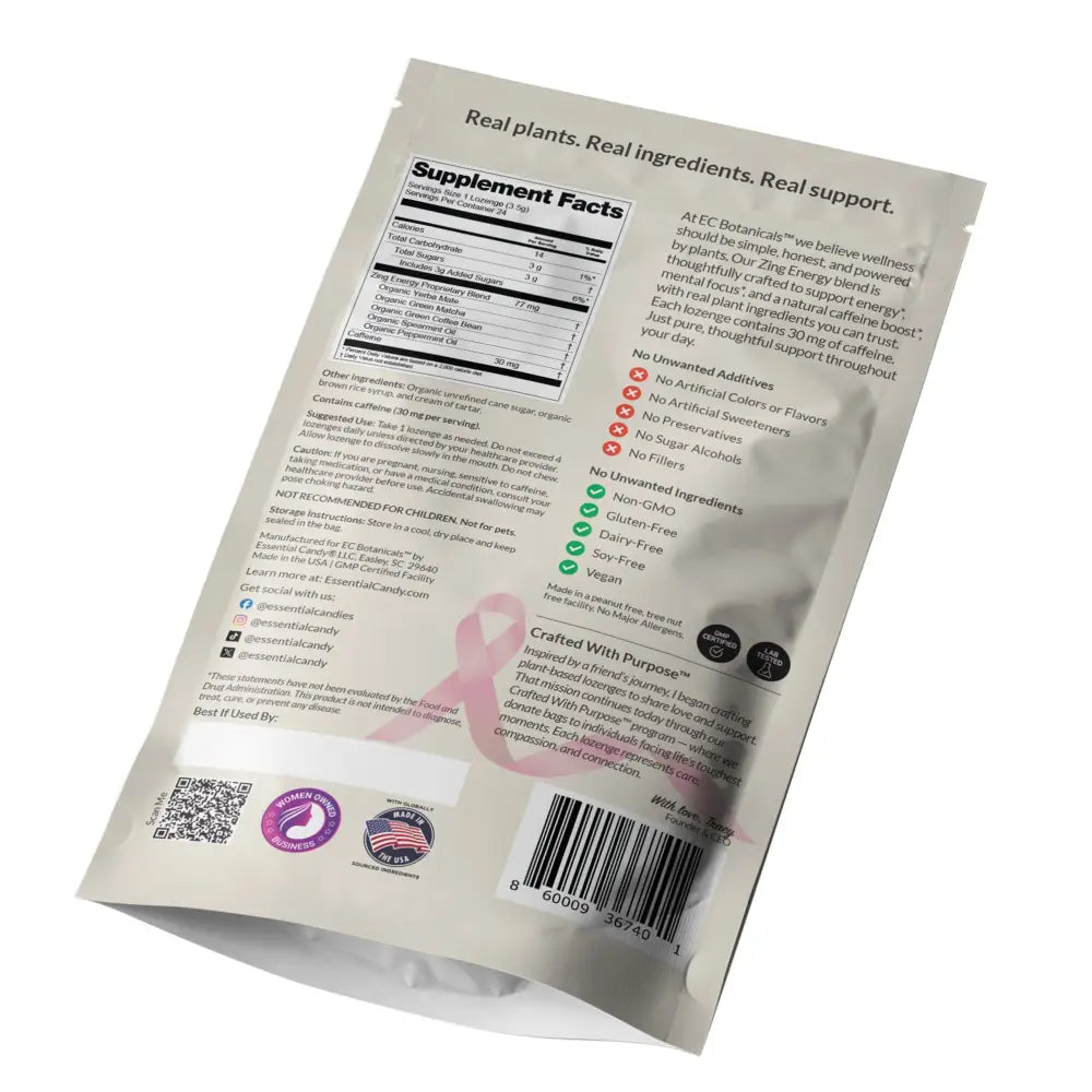 ’Zing! Energy’ Botanical Lozenges