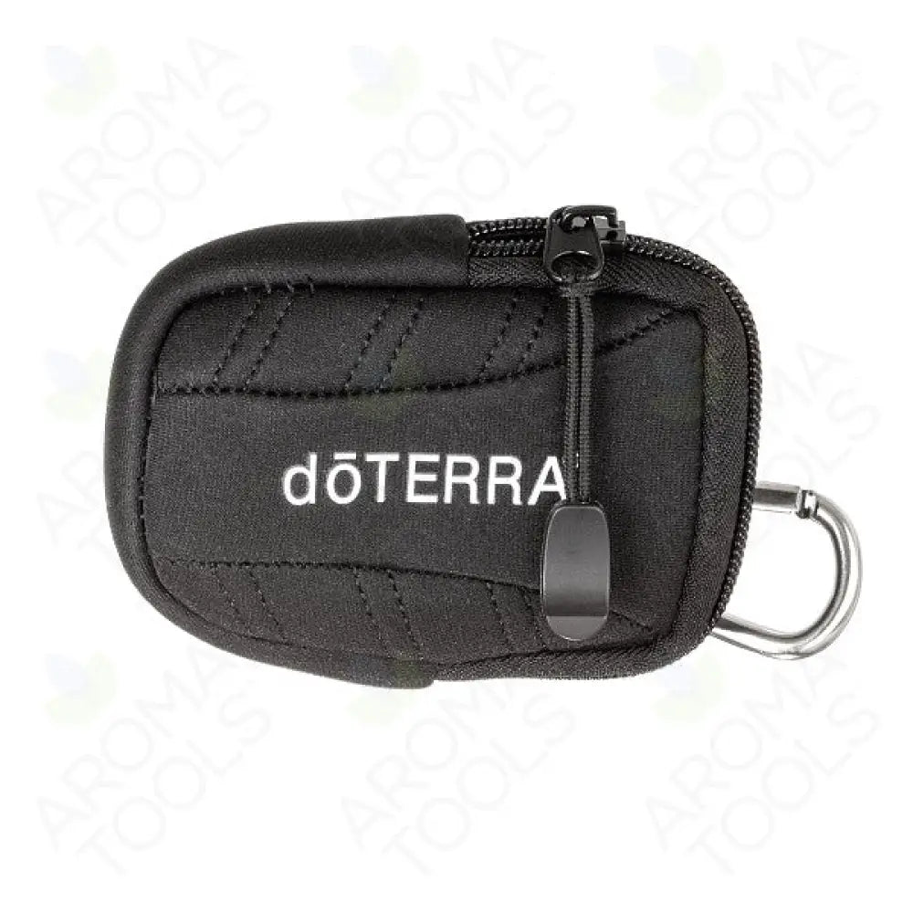 Dterra® Branded Key Chain Case (Holds 15 Ml Or Roll-On Vials) Black