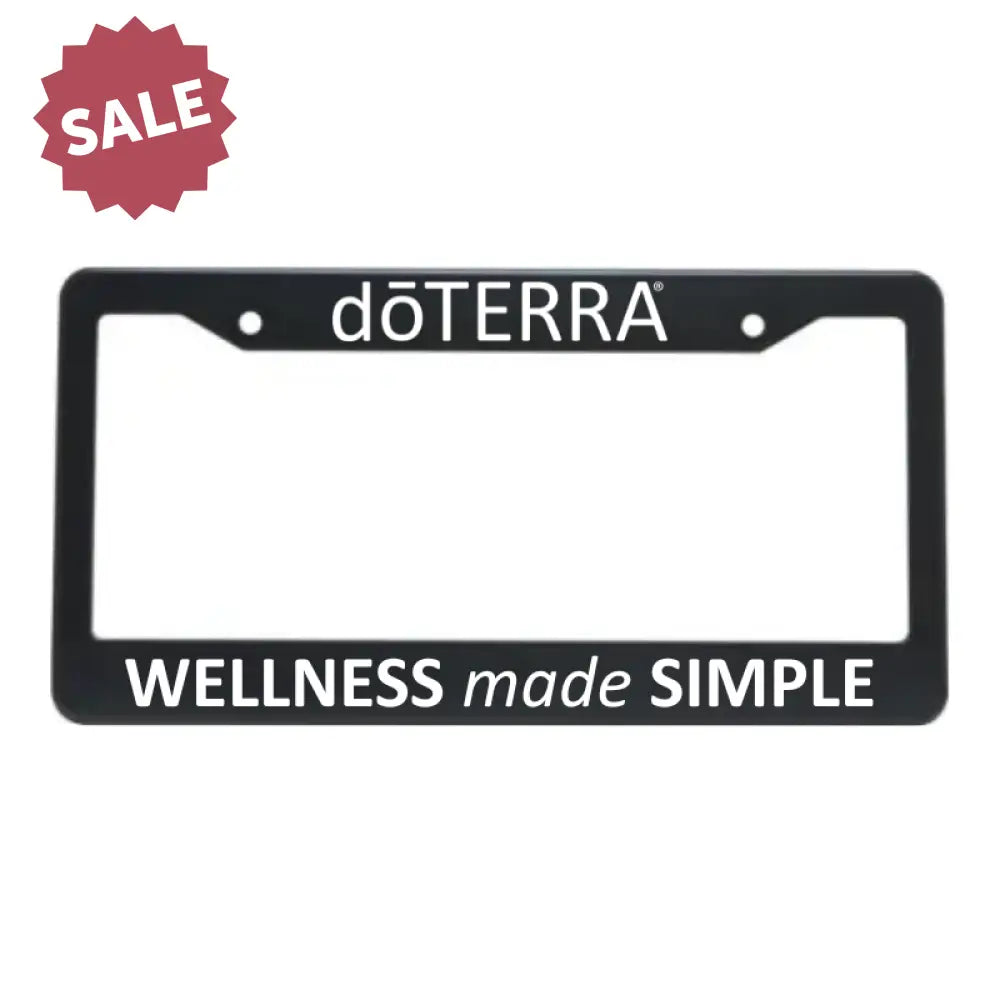 dōTERRA Branded License Plate Cover
